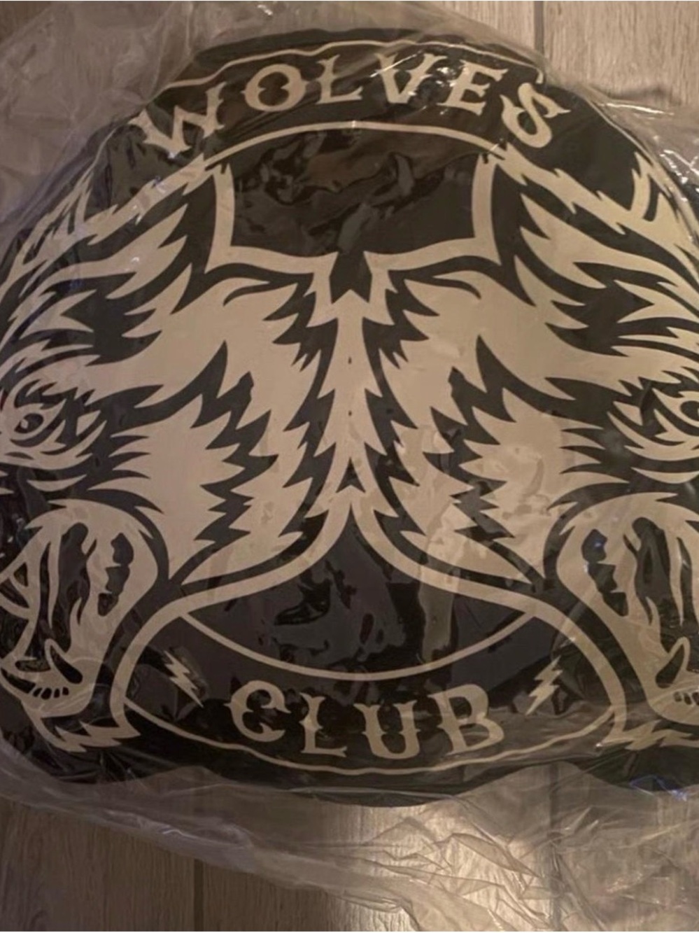 Darc Sport Black and White Wolves Club Decorative Pillow